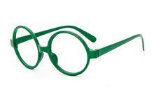 Load image into Gallery viewer, Retro eyeglass Rush Tide Round Children Glasses Frames Unisex Candy Color Cartoon Cute Eyeglasses Kids No Lens