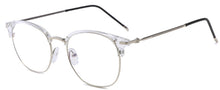 Carica l&#39;immagine nel visualizzatore di Gallery, Retro half-rim eyebrow round glasses frame   s1800