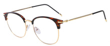 Carica l&#39;immagine nel visualizzatore di Gallery, Retro half-rim eyebrow round glasses frame   s1800