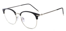 Carica l&#39;immagine nel visualizzatore di Gallery, Retro half-rim eyebrow round glasses frame   s1800