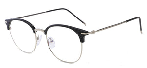 Retro half-rim eyebrow round glasses frame   s1800