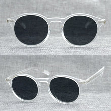 Carica l&#39;immagine nel visualizzatore di Gallery, Retro men&#39;s sunglasses ladies retro retro style round plate frame