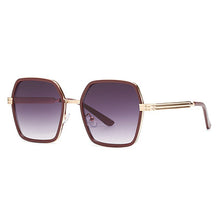 Load image into Gallery viewer, Retro polygon net red glasses sunglasses for men and women 9181 Korean ocean film sunglasses