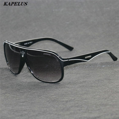 Retro square outdoor color mirror Designer  woman glasses Black frame white line inlaid uv400 sports sunglasses