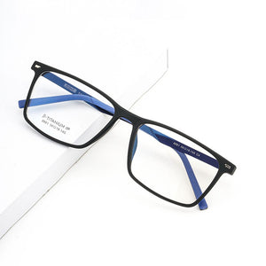 Reven 8881 Titanium Square Glasses Frame Men Women Vintage Prescription Eyeglasses Frame Myopia Optical Spectacles Retro Eyewear
