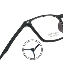 Carica l&#39;immagine nel visualizzatore di Gallery, Reven 8881 Titanium Square Glasses Frame Men Women Vintage Prescription Eyeglasses Frame Myopia Optical Spectacles Retro Eyewear