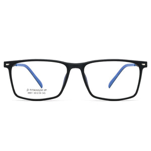 Reven 8881 Titanium Square Glasses Frame Men Women Vintage Prescription Eyeglasses Frame Myopia Optical Spectacles Retro Eyewear