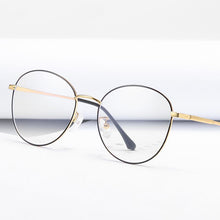 Load image into Gallery viewer, Reven Jate 1918 Anti Blue Ray Light Blocking Full Rim Alloy Metal Eyeglasses frame for Women Optical Eyewear Glasses Frame