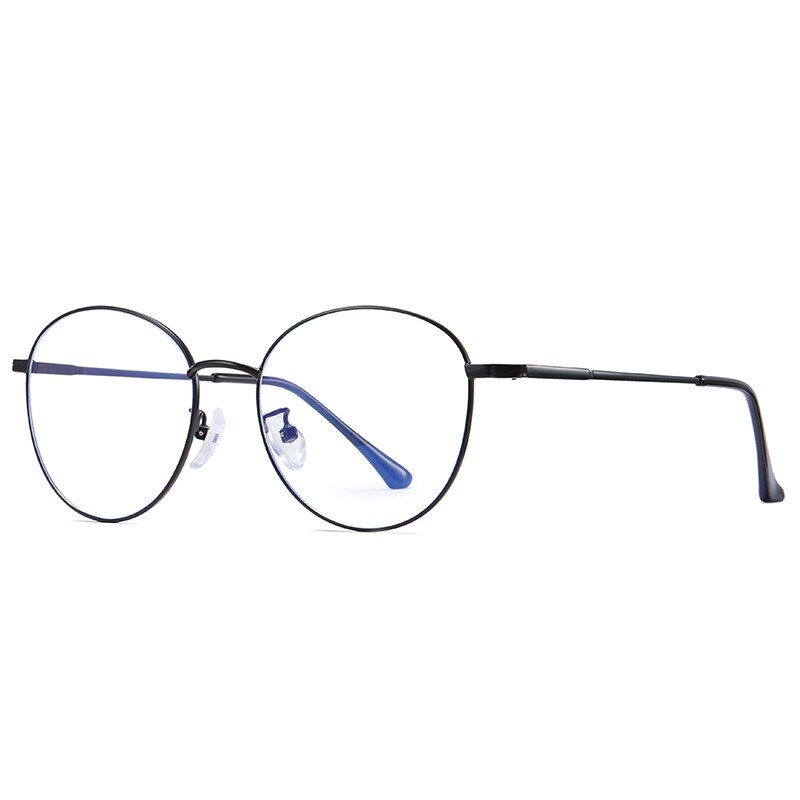 Reven Jate 1918 Anti Blue Ray Light Blocking Full Rim Alloy Metal Eyeglasses frame for Women Optical Eyewear Glasses Frame