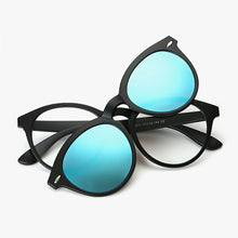 Load image into Gallery viewer, Reven Jate 2205 Polarized Night Vision Sunshades Tr-90 Plastic Super Light Glasses Frame with Magnetic Polarize Sunglasses Clips