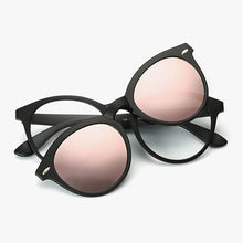 Load image into Gallery viewer, Reven Jate 2205 Polarized Night Vision Sunshades Tr-90 Plastic Super Light Glasses Frame with Magnetic Polarize Sunglasses Clips