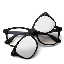 Load image into Gallery viewer, Reven Jate 2208 Polarized Night Vision Sunshades Tr-90 Plastic Super Light Glasses Frame with Magnetic Polarize Sunglasses Clips