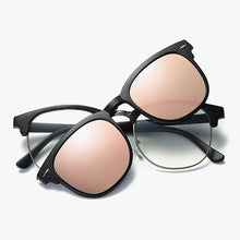 Load image into Gallery viewer, Reven Jate 2218 Plastic Polarized Sunglasses Frame with Magnetic Super Light Mirror Coating Polarize Sunwear Clip-ons