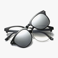 Load image into Gallery viewer, Reven Jate 2218 Plastic Polarized Sunglasses Frame with Magnetic Super Light Mirror Coating Polarize Sunwear Clip-ons