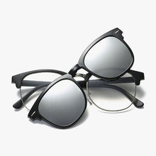 Load image into Gallery viewer, Reven Jate 2218 Plastic Polarized Sunglasses Frame with Magnetic Super Light Mirror Coating Polarize Sunwear Clip-ons