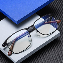 Load image into Gallery viewer, Reven Jate 2307 Full Rim Alloy Front Flexible Plastic TR-90 Temple Legs Optical Eyeglasses Frame for Men and Women Eyewear