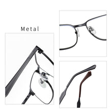Load image into Gallery viewer, Reven Jate 2307 Full Rim Alloy Front Flexible Plastic TR-90 Temple Legs Optical Eyeglasses Frame for Men and Women Eyewear
