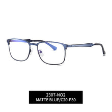 Load image into Gallery viewer, Reven Jate 2307 Full Rim Alloy Front Flexible Plastic TR-90 Temple Legs Optical Eyeglasses Frame for Men and Women Eyewear