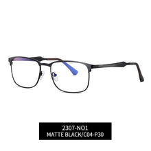 Load image into Gallery viewer, Reven Jate 2307 Full Rim Alloy Front Flexible Plastic TR-90 Temple Legs Optical Eyeglasses Frame for Men and Women Eyewear