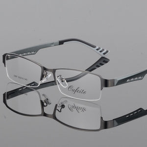 Reven Jate 2387 Half Rimless Eyeglasses Frame  Prescription Semi-Rim Glasses Frame For Women's Eyewear Female Armacao Oculos