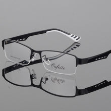 Load image into Gallery viewer, Reven Jate 2387 Half Rimless Eyeglasses Frame  Prescription Semi-Rim Glasses Frame For Women&#39;s Eyewear Female Armacao Oculos