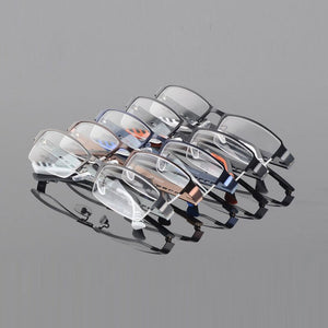 Reven Jate 2387 Half Rimless Eyeglasses Frame  Prescription Semi-Rim Glasses Frame For Women's Eyewear Female Armacao Oculos