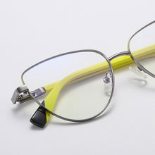 Load image into Gallery viewer, Reven Jate 3018 Anti Blue Ray Light Blocking Full Rim Alloy Metal Eyeglasses Frame for Women Optical Eyewear Glasses Frame