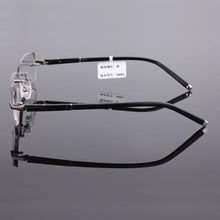 Load image into Gallery viewer, Reven Jate 58003 Pure Titanium Rimless Diamond Cutting Man Glasses Frame Optical Prescription Eyeglasses Men Eyewear Fashion
