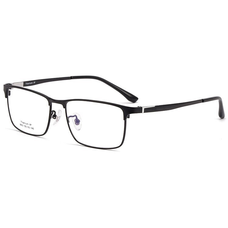 Reven Jate 8803S Optical Glasses Pure Titanium Frame Prescription Eyeglasses Rx Men Glasses for Male Eyewear