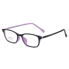 Load image into Gallery viewer, Reven Jate 9837 Small Face Flexible Frame Pure Titanium Super Light Temple Legs Prescription Eyeglasses Frame Optical Glasses