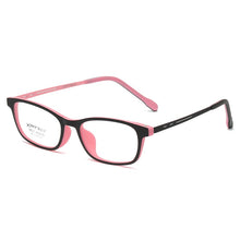 Load image into Gallery viewer, Reven Jate 9837 Small Face Flexible Frame Pure Titanium Super Light Temple Legs Prescription Eyeglasses Frame Optical Glasses