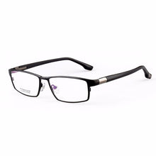 Load image into Gallery viewer, Reven Jate Cool Men Business Titanium Rim and Flexible TR-90 Temple Legs Optical Eyeglasses Frame for Successful Man