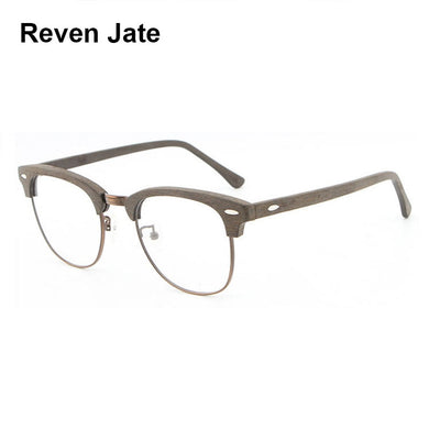 Reven Jate HB027 Occhiali da vista con montatura per occhiali da vista Occhiali da vista in acetato con forma ovale completa Occhiali da vista per uomo e donna