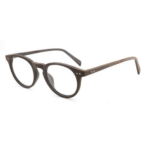 Reven Jate HB030 Optical Eyeglasses Frame Prescription Glasses Acetate Full Rim Round Shape Spectacles men and Women Eyewear