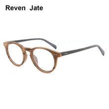 Load image into Gallery viewer, Reven Jate HB030 Optical Eyeglasses Frame Prescription Glasses Acetate Full Rim Round Shape Spectacles men and Women Eyewear