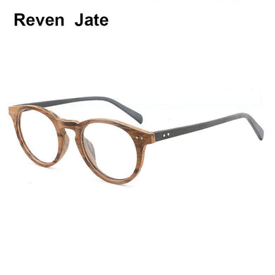 Reven Jate HB030 Occhiali da vista ottici Montatura da vista Occhiali da vista in acetato con bordo completo Occhiali da vista rotondi per uomo e donna