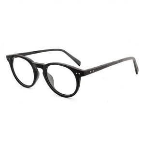 Reven Jate HB030 Optical Eyeglasses Frame Prescription Glasses Acetate Full Rim Round Shape Spectacles men and Women Eyewear