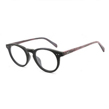 Load image into Gallery viewer, Reven Jate HB030 Optical Eyeglasses Frame Prescription Glasses Acetate Full Rim Round Shape Spectacles men and Women Eyewear
