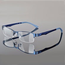 Load image into Gallery viewer, Reven Jate Half Rimless Eyeglasses Frame Optical Prescription Semi-Rim Glasses Frame For Women&#39;s Eyewear Female Armacao Oculos