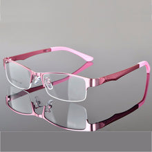 Load image into Gallery viewer, Reven Jate Half Rimless Eyeglasses Frame Optical Prescription Semi-Rim Glasses Frame For Women&#39;s Eyewear Female Armacao Oculos