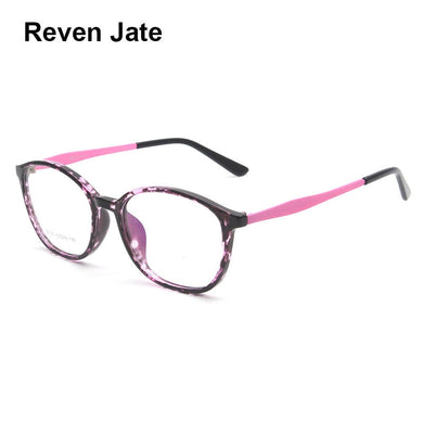 Reven Jate S1020 Acetate Full Rim Flexible  Eyeglasses Frame for Men and Women Optical Eyewear Frame Spectacles