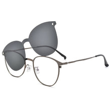Load image into Gallery viewer, Reven Jate S94002 Polarized Sunglasses Men Women Magnetic Clip On Glasses Alloy Optical Prescription Eyewear Frames Eyeglasses