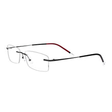 Load image into Gallery viewer, Reven Jate Titanium Men Glasses Frame Rimless Eyeglasses Optical Prescription Man Eyewear Spectacles for Male Vision Correction