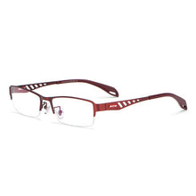 Load image into Gallery viewer, Reven Jate XS505 Half Rim Eyeglasses Frame Optical Prescription Semi-Rim Glasses Frame For men&#39;s Eyewear male Armacao Oculos