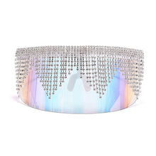 Load image into Gallery viewer, Rhinestone Oversized Sunglasses Women Men  Big Frame Mask Glasses Goggle Diamond Eye ProtectionGlasses Shade UV400