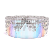 Load image into Gallery viewer, Rhinestone Oversized Sunglasses Women Men  Big Frame Mask Glasses Goggle Diamond Eye ProtectionGlasses Shade UV400