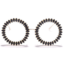 Load image into Gallery viewer, Rhinestone Round Sunglasses Women 2023  Brand Designer Glasses  Big Diamond Female Eyewear Vintage Sunglasses Men Shades