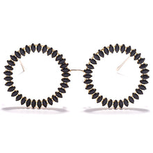 Load image into Gallery viewer, Rhinestone Round Sunglasses Women 2023  Brand Designer Glasses  Big Diamond Female Eyewear Vintage Sunglasses Men Shades