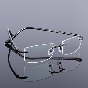Rimless Alloy Eyeglasses Frames Women Men Flexible Optical Eyeglasses Frame Prescription Spectacles Frameless Eye Glasses