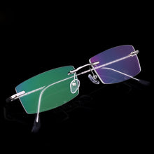 Load image into Gallery viewer, Rimless Alloy Eyeglasses Frames Women Men Flexible Optical Eyeglasses Frame Prescription Spectacles Frameless Eye Glasses